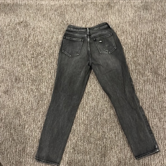 Pacsun ripped dark wash mom jeans - Picture 2 of 3